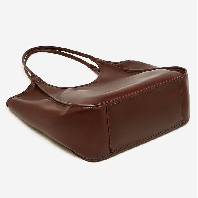 Women's Vintage Espresso Genuine Leather Tote Bag