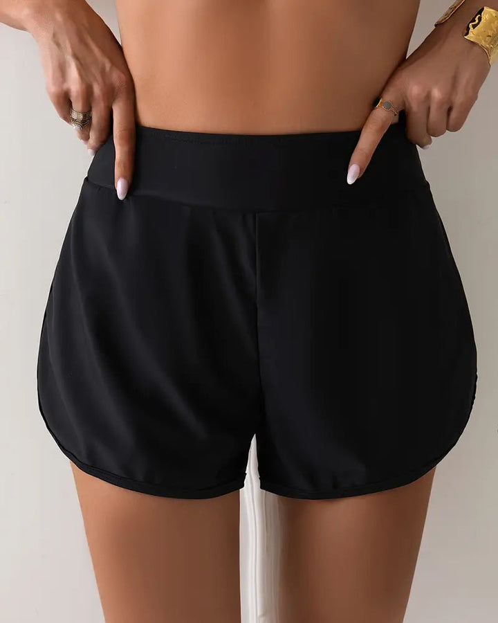 Swimwear Bottoms Beach Boxer Briefs Solid Color