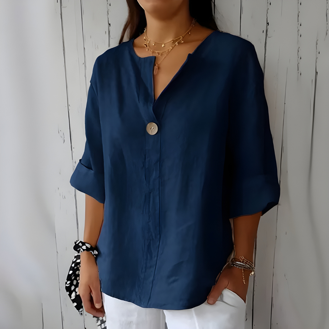 Jessa™ - Casual V-Neck Blouse