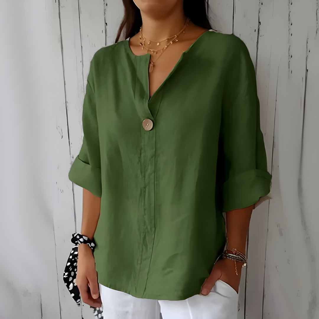 Jessa™ - Casual V-Neck Blouse