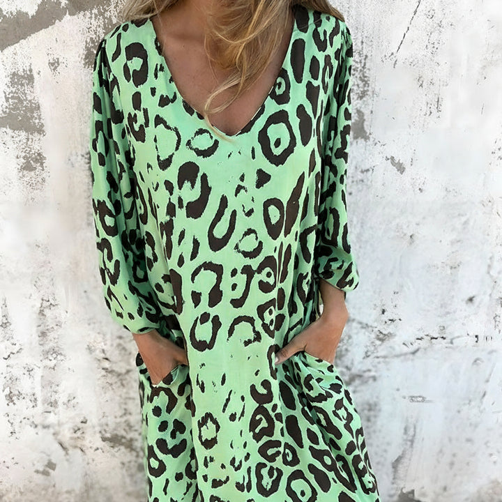 Safari Chic Leopard Dress