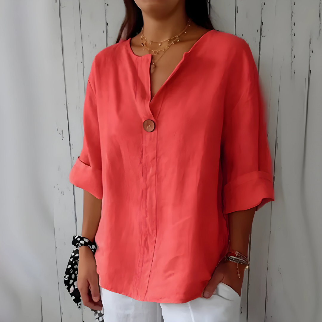 Jessa™ - Casual V-Neck Blouse