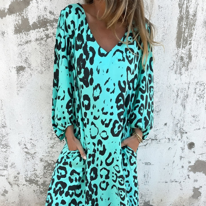 Safari Chic Leopard Dress