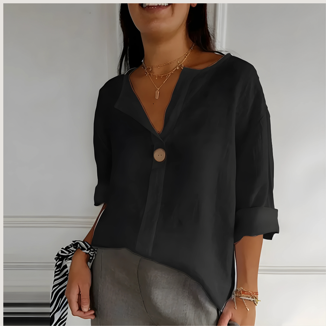 Jessa™ - Casual V-Neck Blouse