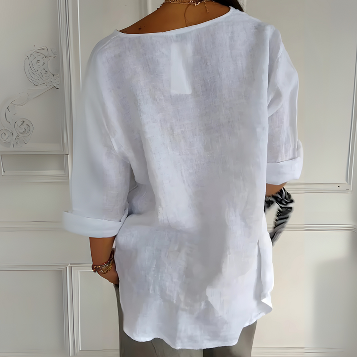 Jessa™ - Casual V-Neck Blouse