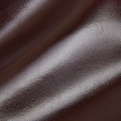 Smooth Leather Hobo Bag with Architectural Hardware & Adjustable Strap