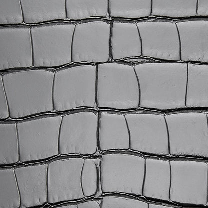 Croc-Embossed Leather Top-Handle Bag with Signature Gilded Hardware