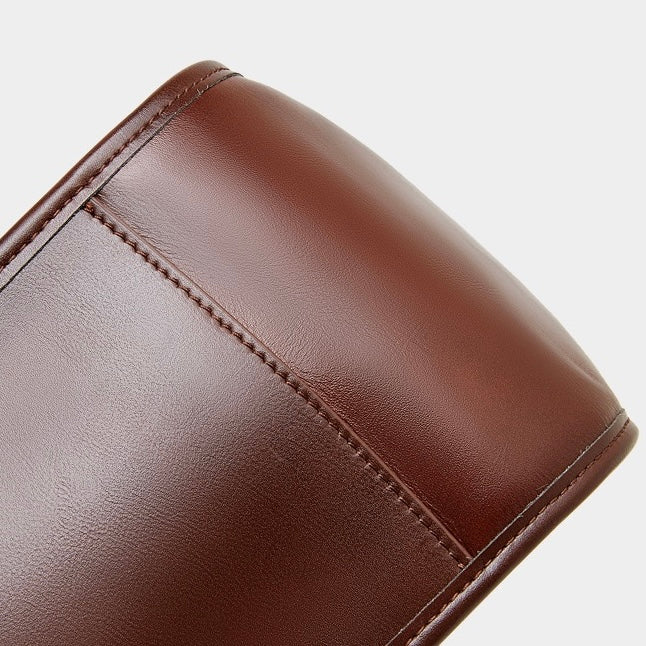 Women's Vintage Espresso Genuine Leather Tote Bag