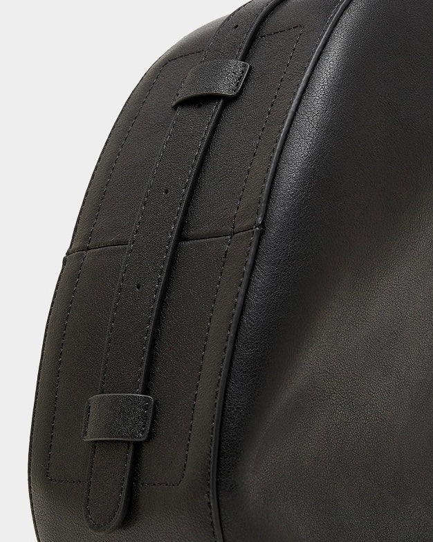 Sleek Minimalist Women's Genuine Leather Shoulder Bag