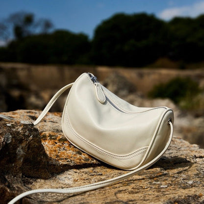 Women’s Genuine Leather Mini Crossbody Shoulder Bag – Elegant Top Grain Everyday Purse