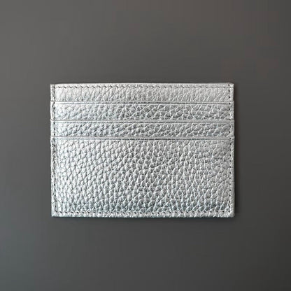 Full-Grain Leather Ultra-Thin Compact Card Case (Multi-Card Slots)