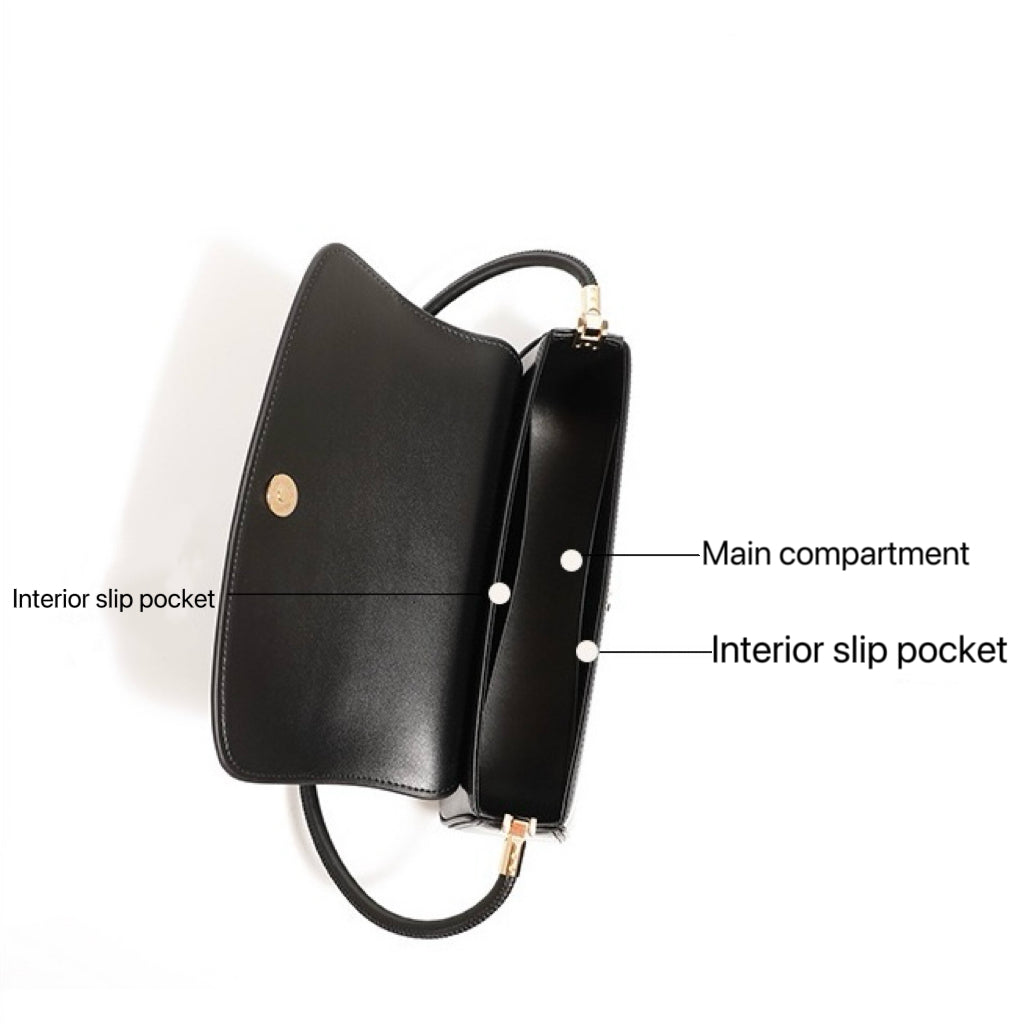 Women’s Genuine Leather Minimalist Saddle Tote – 2025 Commuter Edition