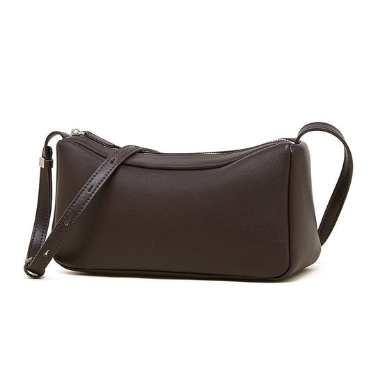 Women’s Genuine Leather Minimalist Soft Crossbody Shoulder Bag