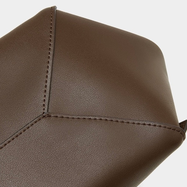 Minimalist Genuine Leather Tote – Women's Spacious Everyday Essential