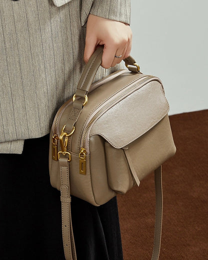 Women's Aurelia Genuine Leather Crossbody Satchel