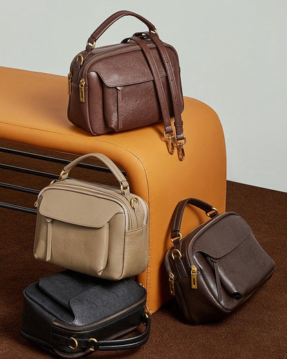 Women's Aurelia Genuine Leather Crossbody Satchel