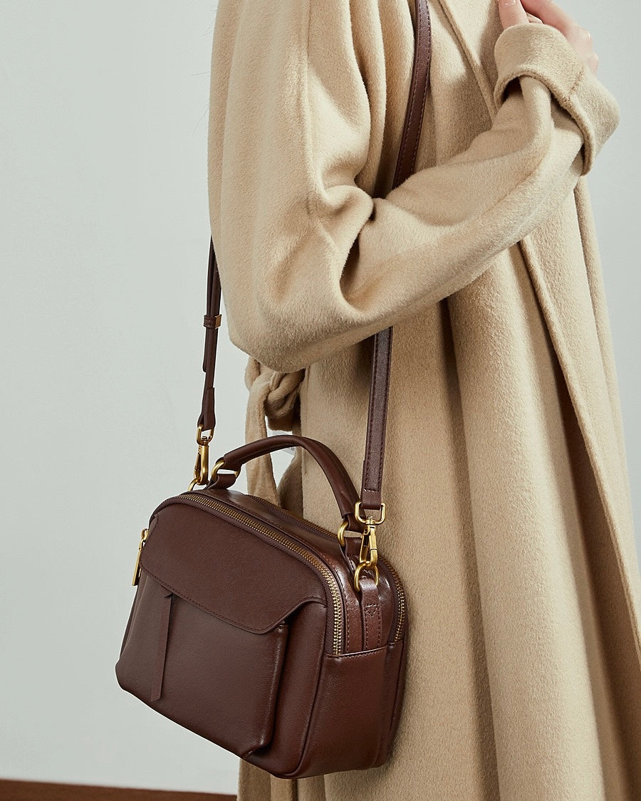 Women's Aurelia Genuine Leather Crossbody Satchel