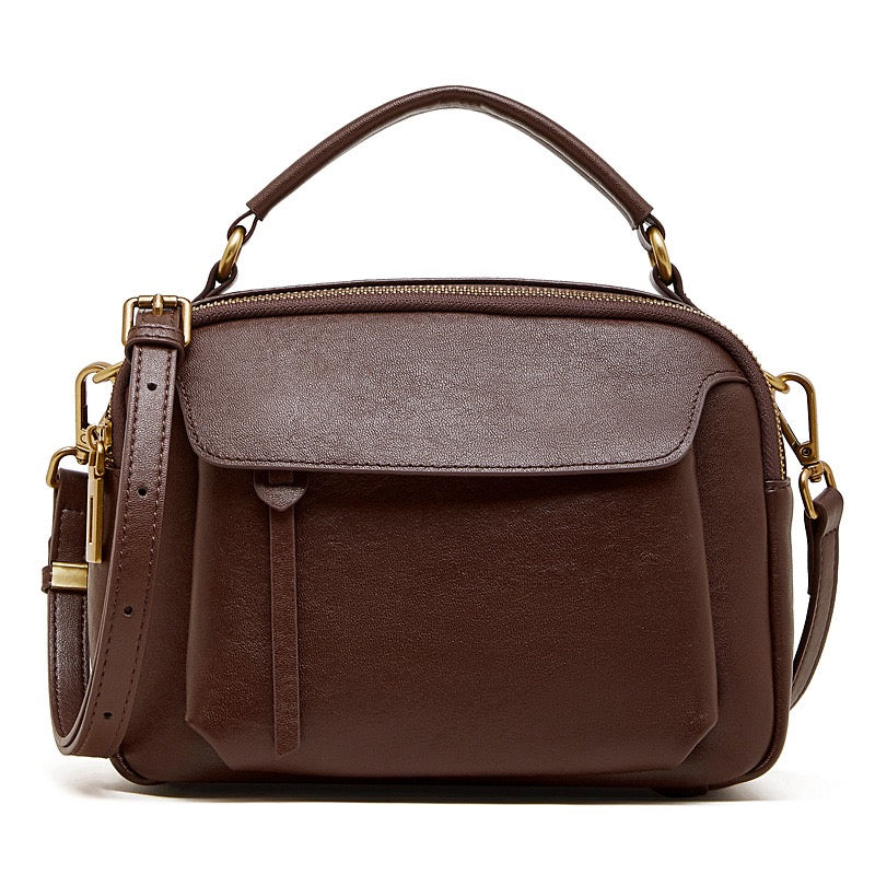 Women's Aurelia Genuine Leather Crossbody Satchel