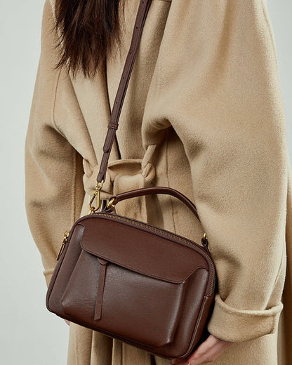 Women's Aurelia Genuine Leather Crossbody Satchel