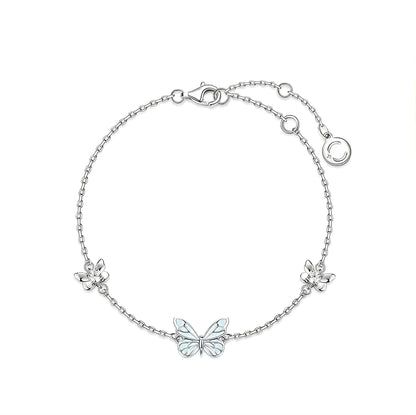 Dreamy Blue Butterfly Jewelry 2-in-1 Set