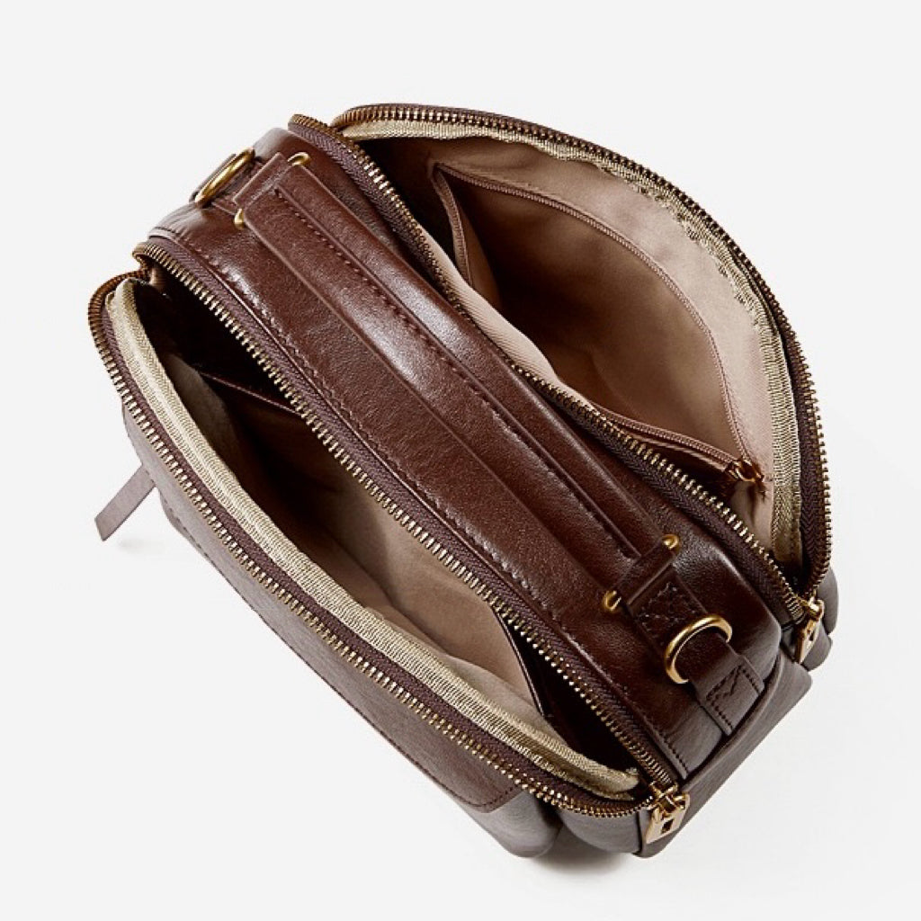 Women's Aurelia Genuine Leather Crossbody Satchel