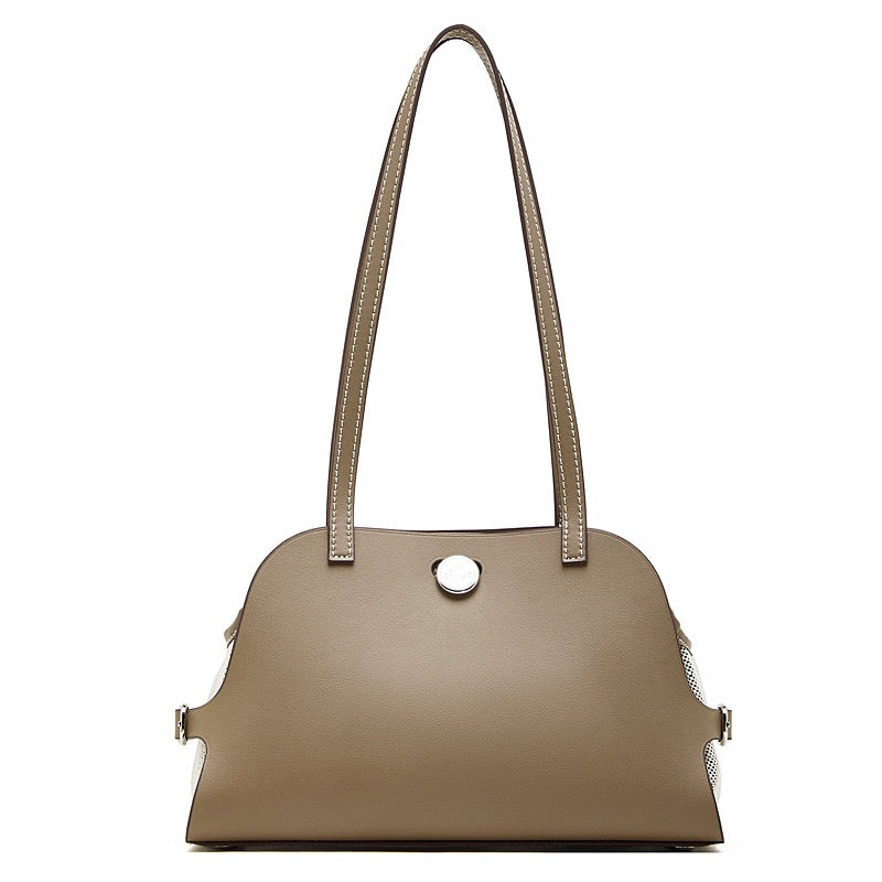 Women's Lumina Genuine Leather Dome Satchel