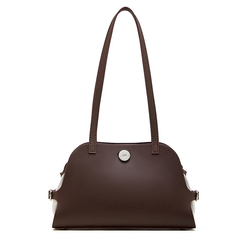 Women's Lumina Genuine Leather Dome Satchel