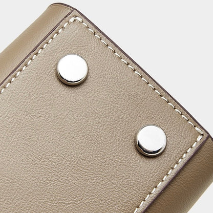 Women's Lumina Genuine Leather Dome Satchel