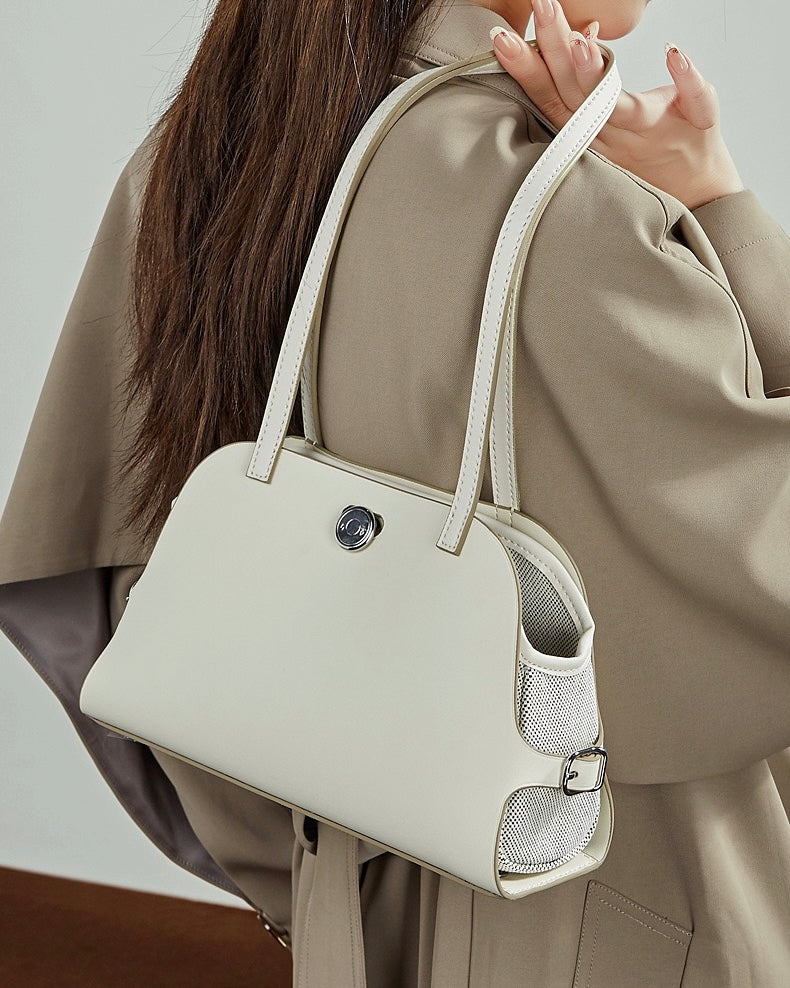 Women's Lumina Genuine Leather Dome Satchel