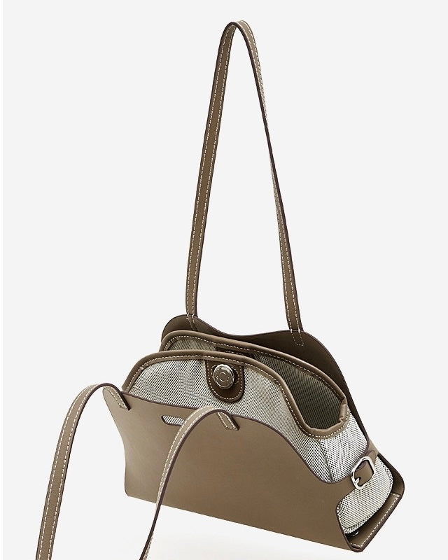 Women's Lumina Genuine Leather Dome Satchel