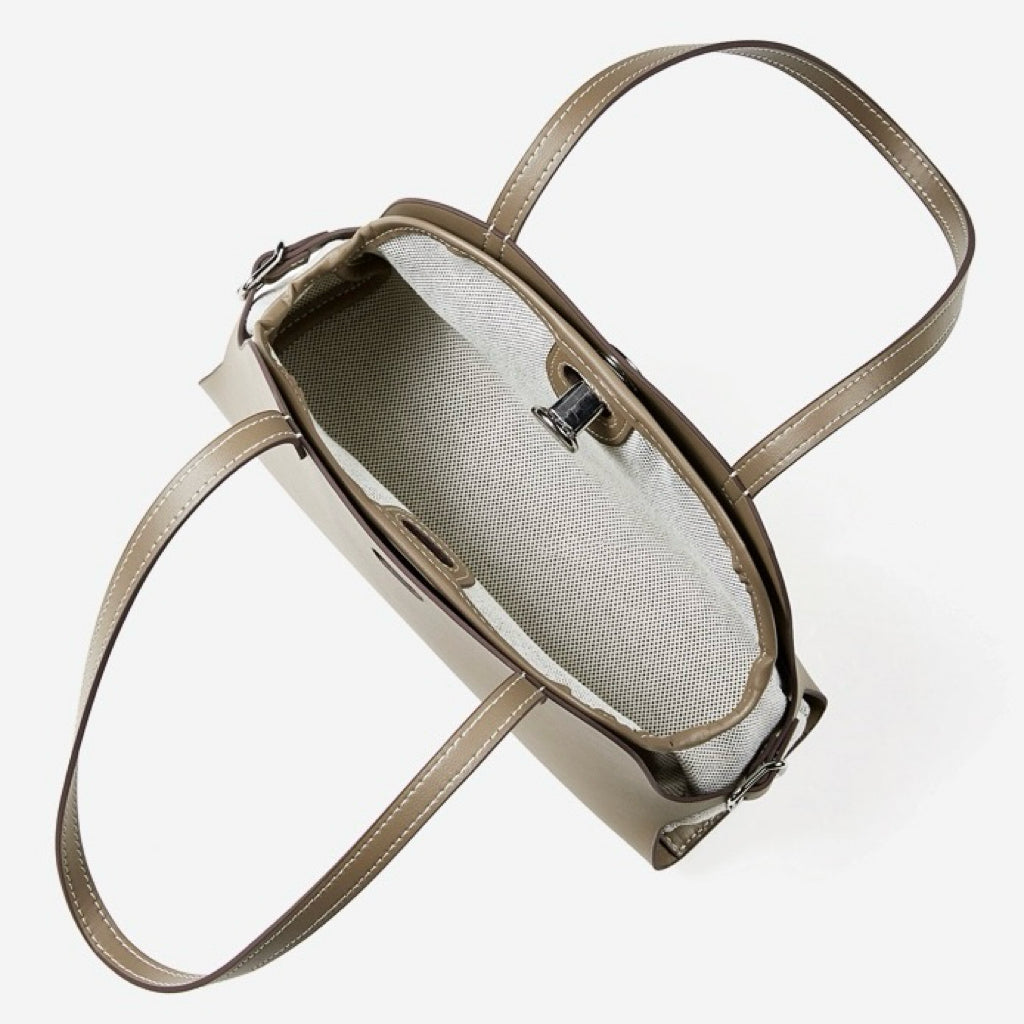 Women's Lumina Genuine Leather Dome Satchel