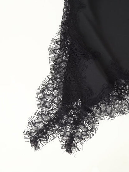 ARIA | Lace Drape Halter Top