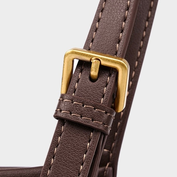 Women's Amber Suede Leather Bucket Satchel