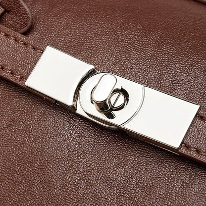 Women's Eclipse Genuine Leather Structured Tote Bag