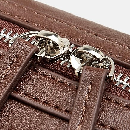 Women's Eclipse Genuine Leather Structured Tote Bag