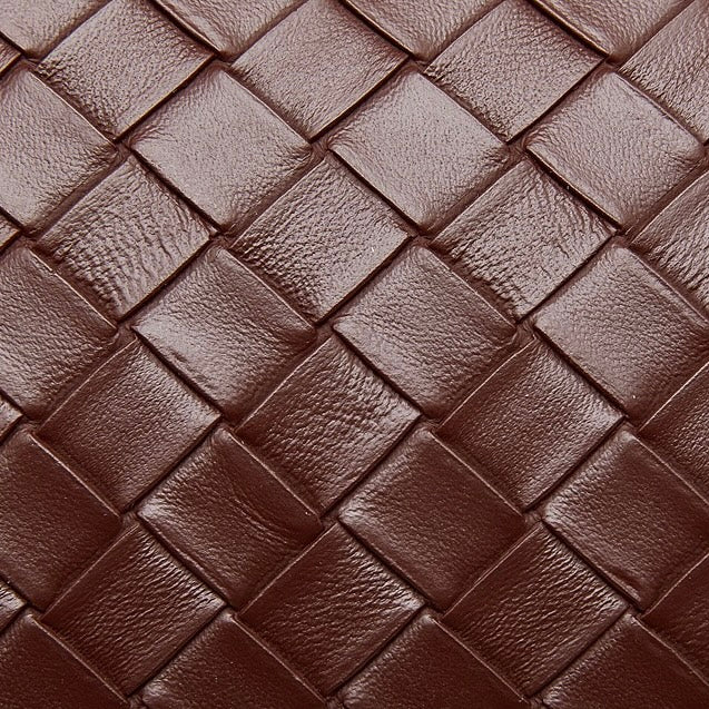 Women's Noir Woven Leather Buckle Tote Bag