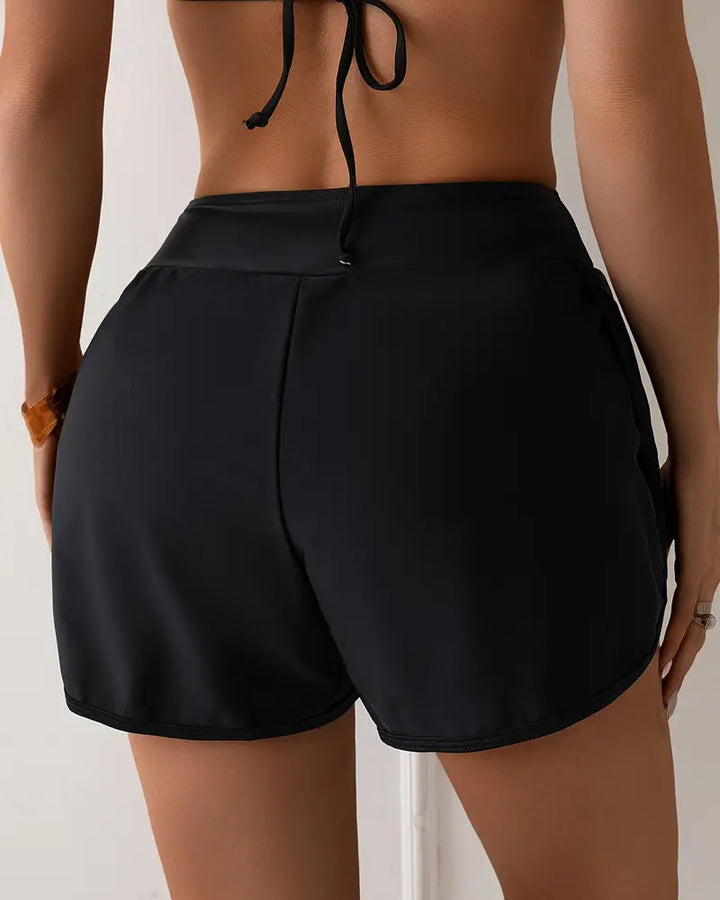 Swimwear Bottoms Beach Boxer Briefs Solid Color